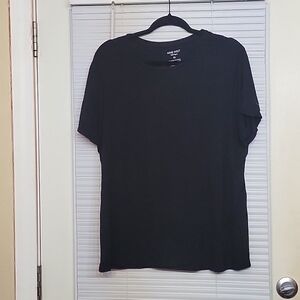 Nine West XL Black Soft Spun tee